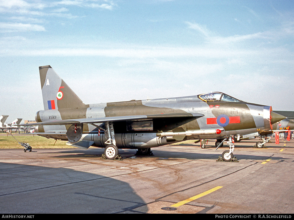 Aircraft Photo of XS901 | English Electric Lightning F6 | UK - Air Force | AirHistory.net #17079