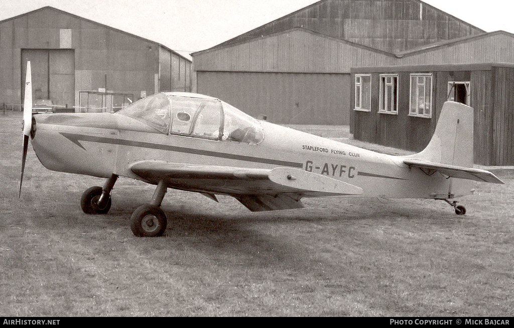 Aircraft Photo of G-AYFC | Rollason Druine D.62B Condor | Stapleford Flying Club | AirHistory.net #17091
