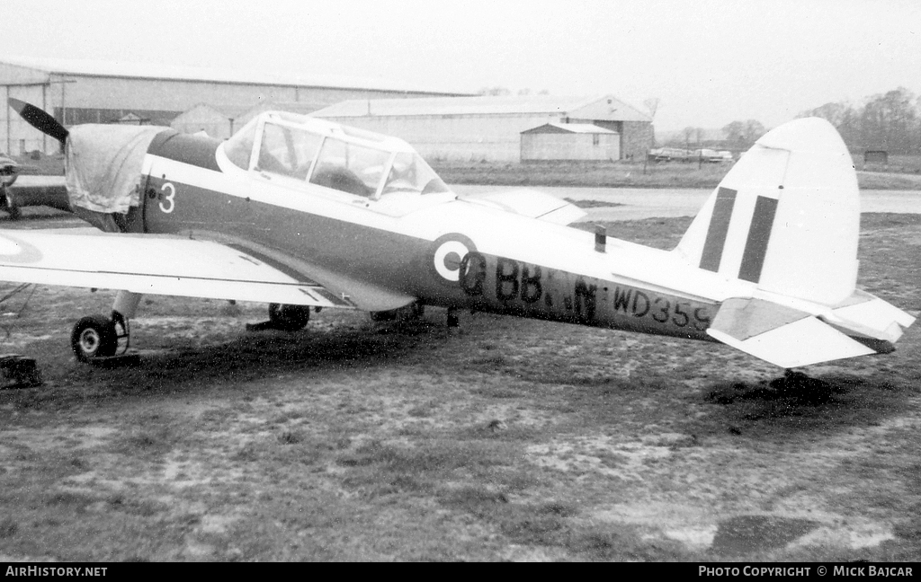 Aircraft Photo of G-BBMN / WD359 | De Havilland DHC-1 Chipmunk 22 | UK - Air Force | AirHistory.net #17126
