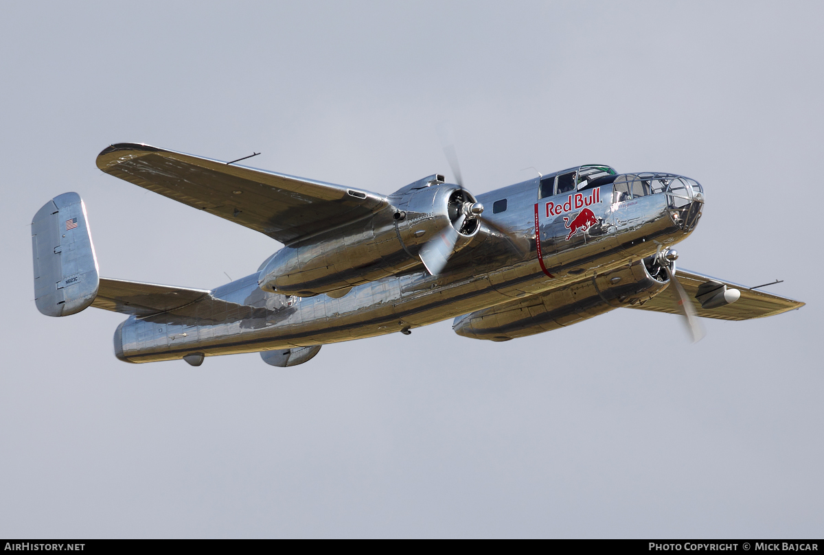Aircraft Photo of N6123C | North American B-25J Mitchell | Red Bull | AirHistory.net #17147