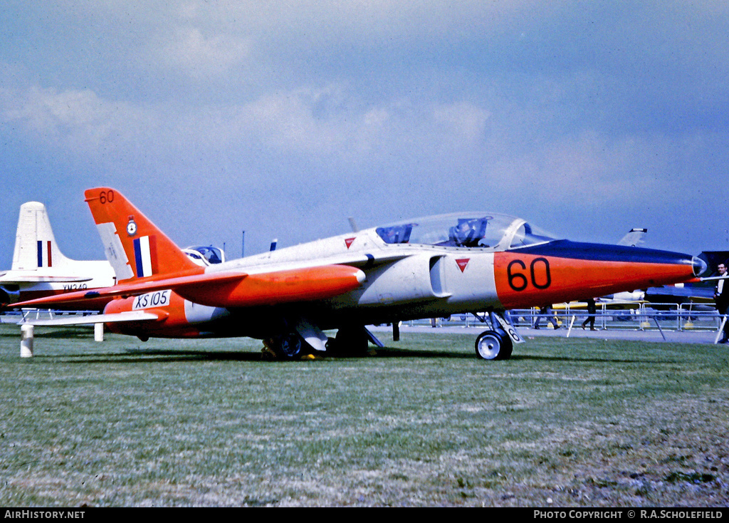 Aircraft Photo of XS105 | Hawker Siddeley Gnat T.1 | UK - Air Force | AirHistory.net #17166