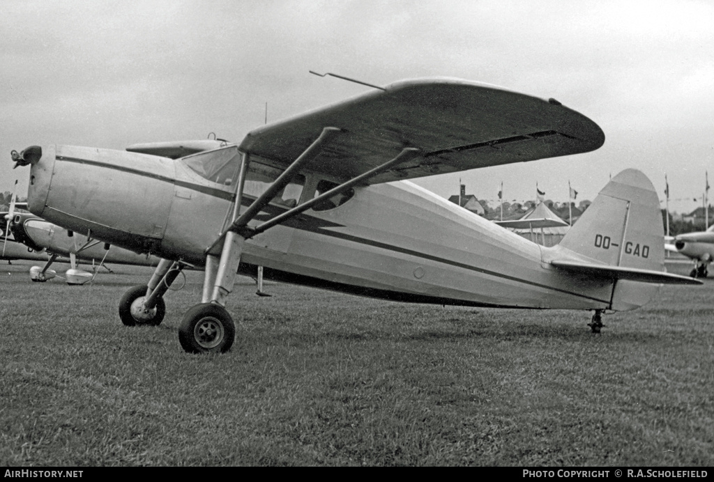 Aircraft Photo of OO-GAO | Fairchild UC-61K Forwarder (24R-46A) | AirHistory.net #17169