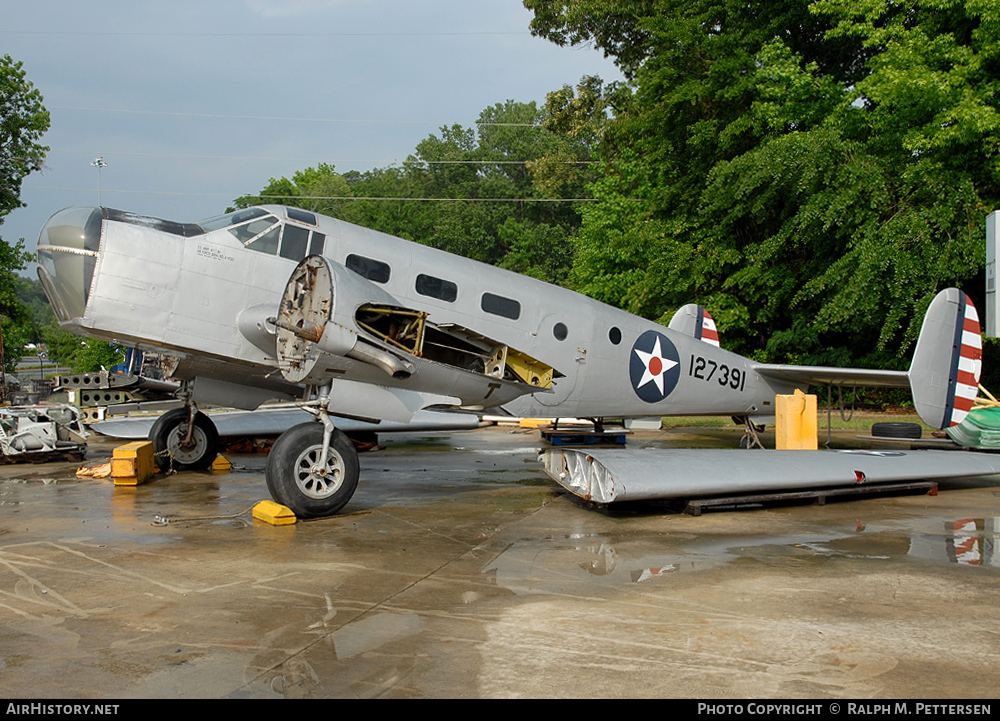 Aircraft Photo of 41-27391 / 127391 | Beech AT-11 Kansan | USA - Air Force | AirHistory.net #17180