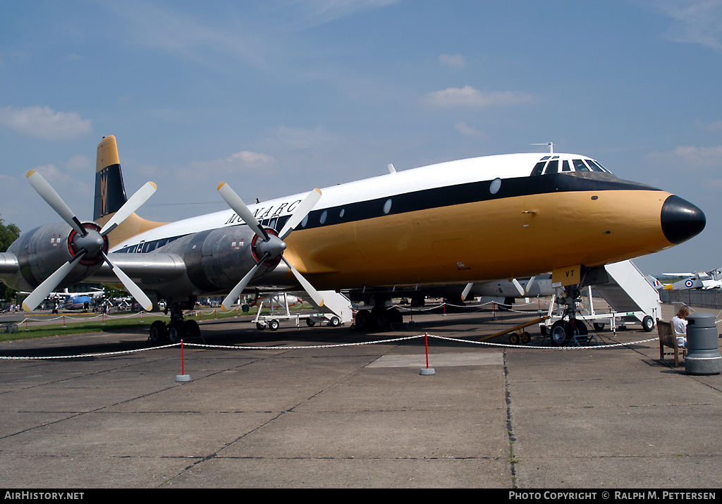 Aircraft Photo of G-AOVT | Bristol 175 Britannia 312 | Monarch Airlines | AirHistory.net #17196