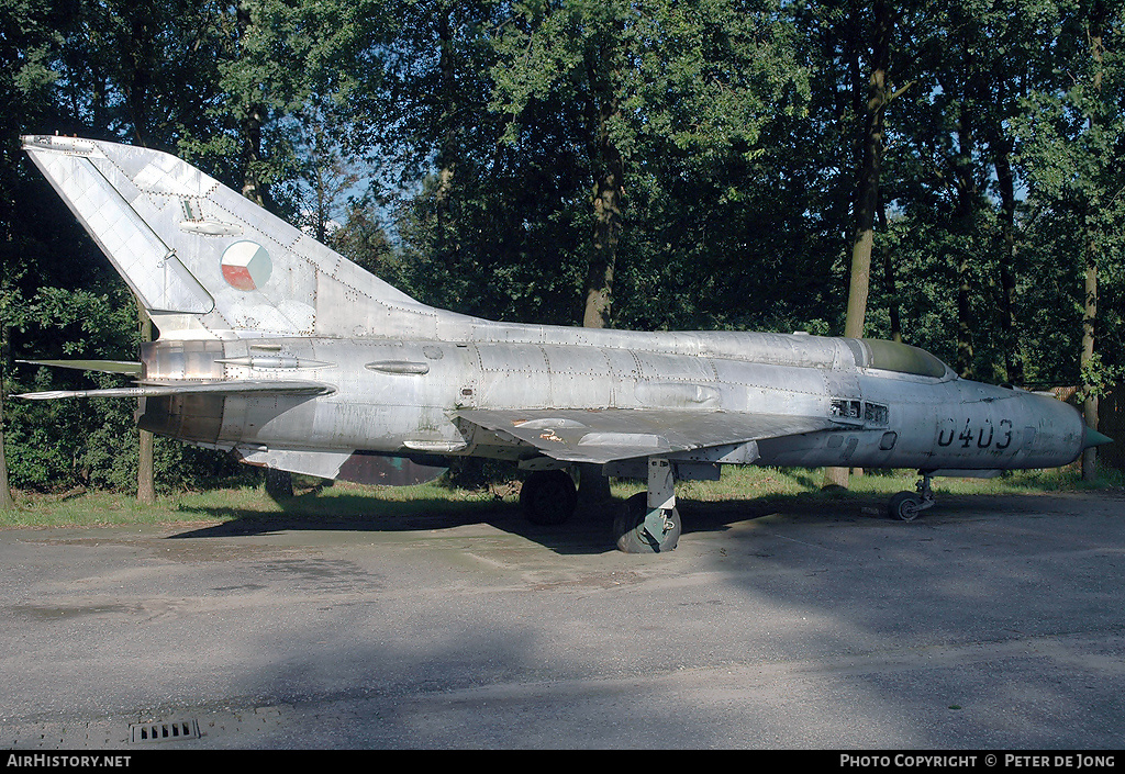 Aircraft Photo of 0403 | Mikoyan-Gurevich MiG-21PF | Czechoslovakia - Air Force | AirHistory.net #17217