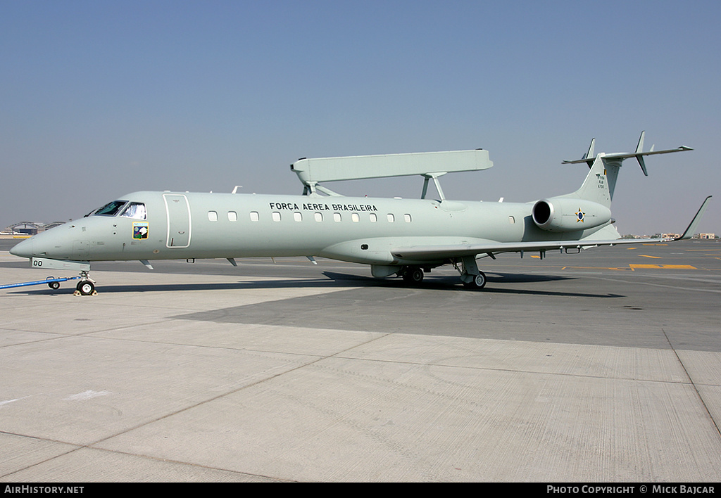 Aircraft Photo of 6700 | Embraer R-99A (EMB-145SA) | Brazil - Air Force | AirHistory.net #17225