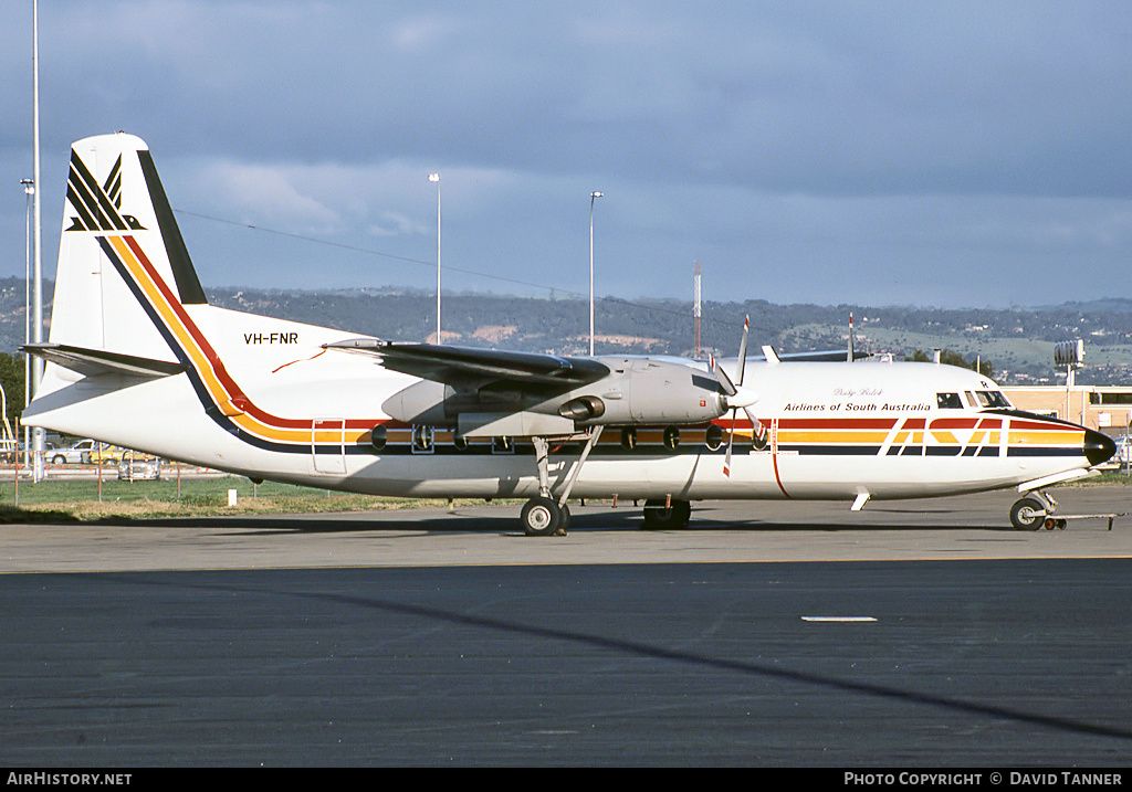 Aircraft Photo of VH-FNR | Fokker F27-600 Friendship | Airlines of South Australia - ASA | AirHistory.net #17232