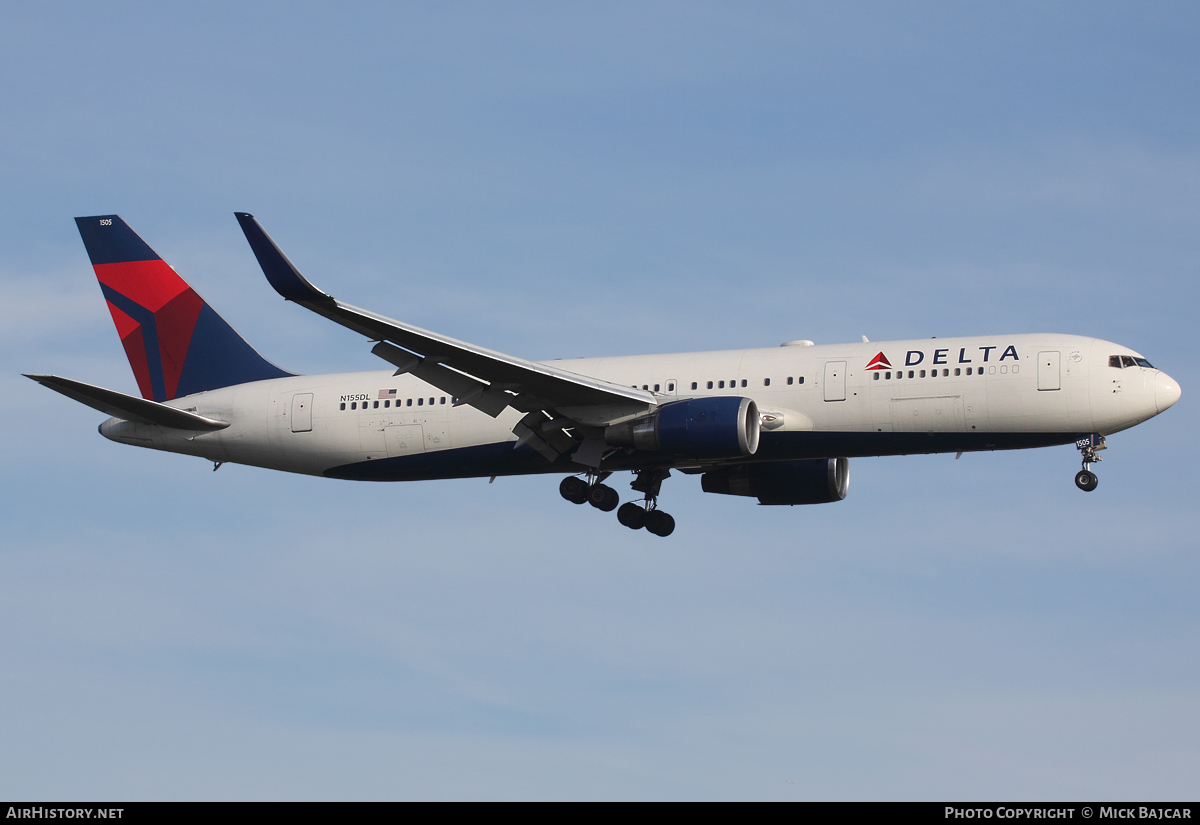 Aircraft Photo of N155DL | Boeing 767-3P6/ER | Delta Air Lines | AirHistory.net #17238