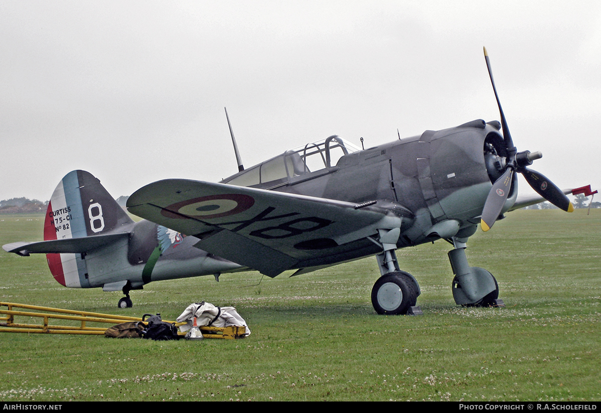 Aircraft Photo of G-CCVH / 82 | Curtiss Hawk 75A-1 | France - Air Force | AirHistory.net #17240