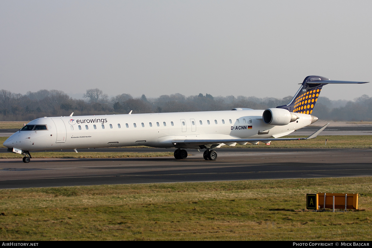 Aircraft Photo of D-ACNN | Bombardier CRJ-900LR NG (CL-600-2D24) | Eurowings | AirHistory.net #17244