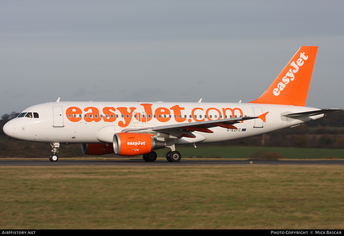 Aircraft Photo of G-EZFC | Airbus A319-111 | EasyJet | AirHistory.net #17252