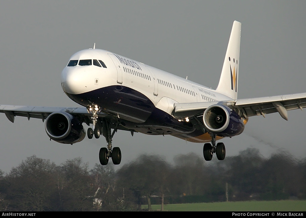 Aircraft Photo of G-OZBI | Airbus A321-231 | Monarch Airlines | AirHistory.net #17257