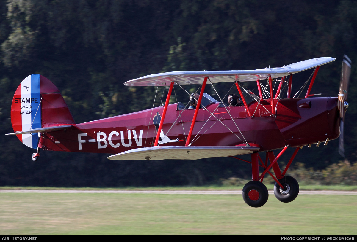 Aircraft Photo of F-BCUV | Stampe-Vertongen SV-4A | AirHistory.net #17304