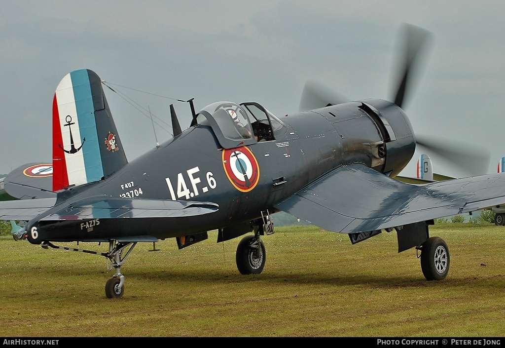 Aircraft Photo of F-AZYS / 133704 | Vought F4U-7 Corsair | France - Navy | AirHistory.net #17309