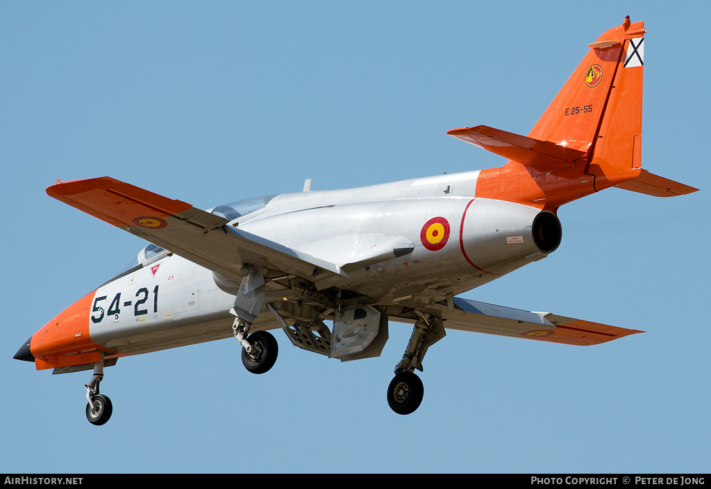 Aircraft Photo of E.25-55 | CASA C101EB Aviojet | Spain - Air Force | AirHistory.net #17310