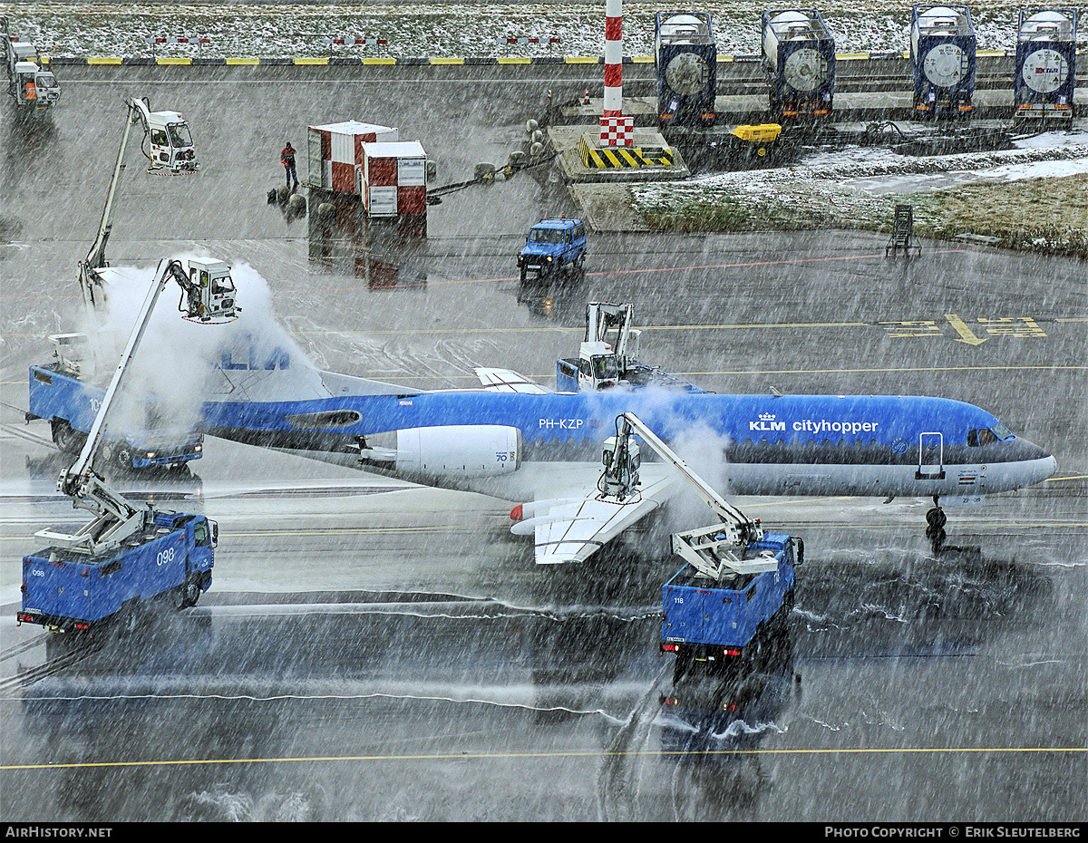 Aircraft Photo of PH-KZP | Fokker 70 (F28-0070) | KLM Cityhopper | AirHistory.net #17339