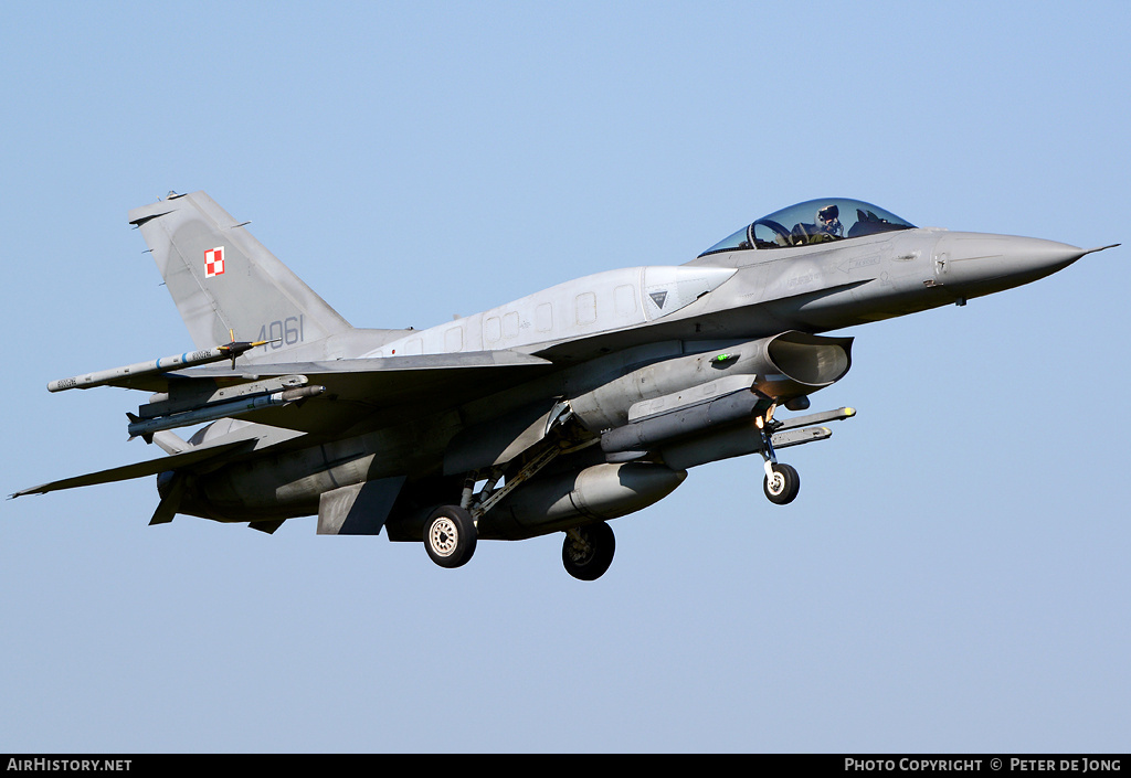 Aircraft Photo of 4061 | Lockheed Martin F-16CJ Fighting Falcon | Poland - Air Force | AirHistory.net #17350