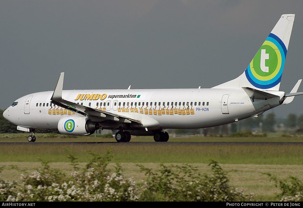 Aircraft Photo of PH-HZW | Boeing 737-8K2 | Transavia | AirHistory.net #17353