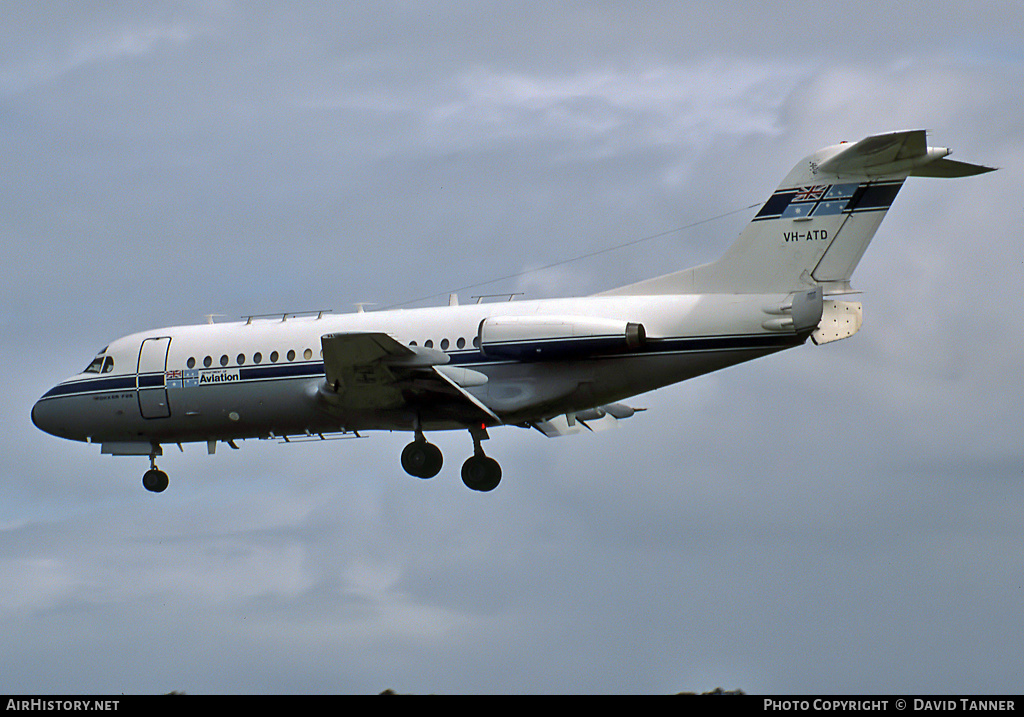 Aircraft Photo of VH-ATD | Fokker F28-1000 Fellowship | Department of Aviation | AirHistory.net #17354