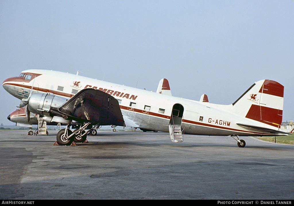 Aircraft Photo of G-AGHM | Douglas C-47A Skytrain | Cambrian Airways | AirHistory.net #17360