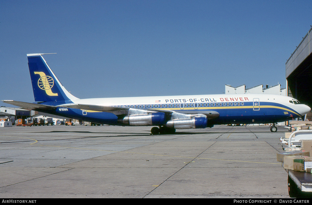Aircraft Photo of N7518A | Boeing 707-123B | Ports of Call | AirHistory.net #17395