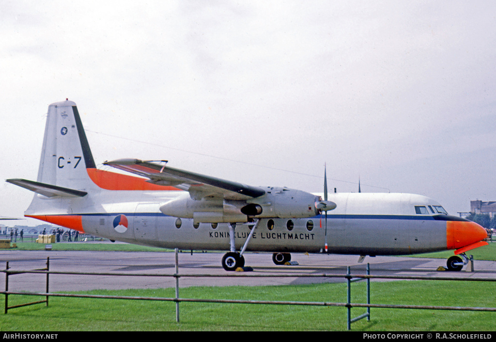 Aircraft Photo of C-7 | Fokker F27-300M Troopship | Netherlands - Air Force | AirHistory.net #17406