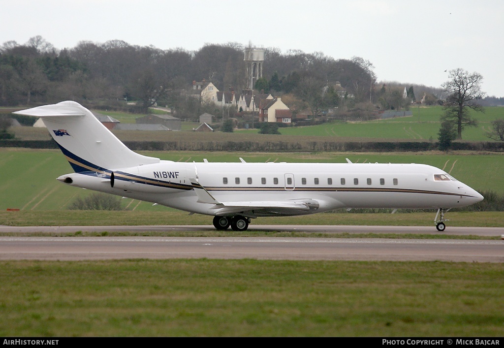 Aircraft Photo of N18WF | Bombardier Global Express (BD-700-1A10) | AirHistory.net #17422