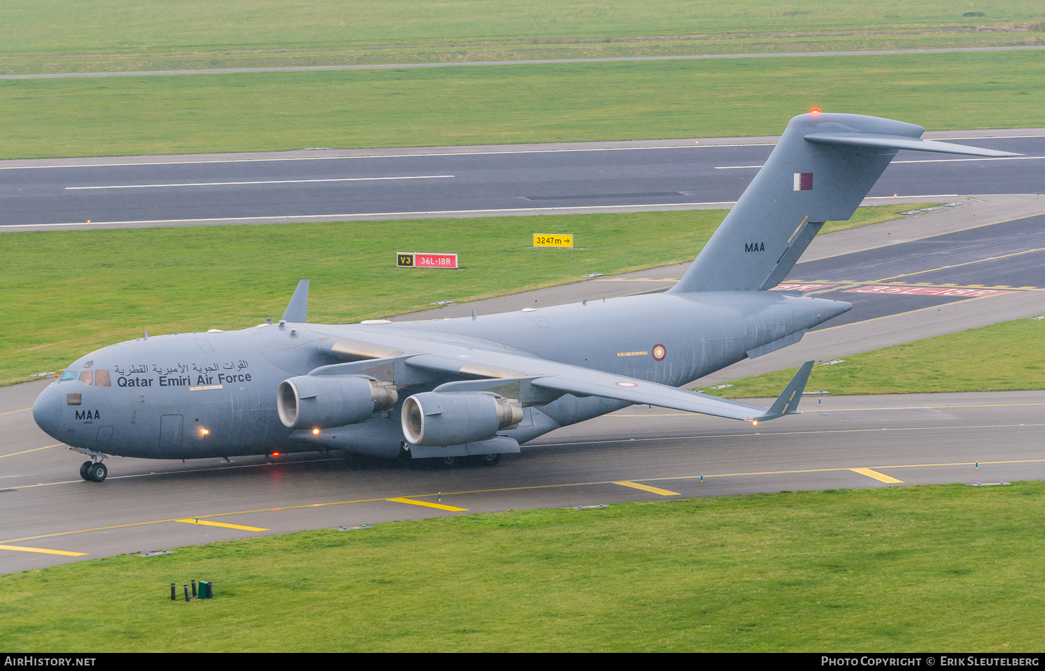 Aircraft Photo of A7-MAA / MAA | Boeing C-17A Globemaster III | Qatar - Air Force | AirHistory.net #17426