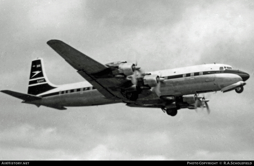 Aircraft Photo of G-AOIC | Douglas DC-7C | BOAC - British Overseas Airways Corporation | AirHistory.net #17436
