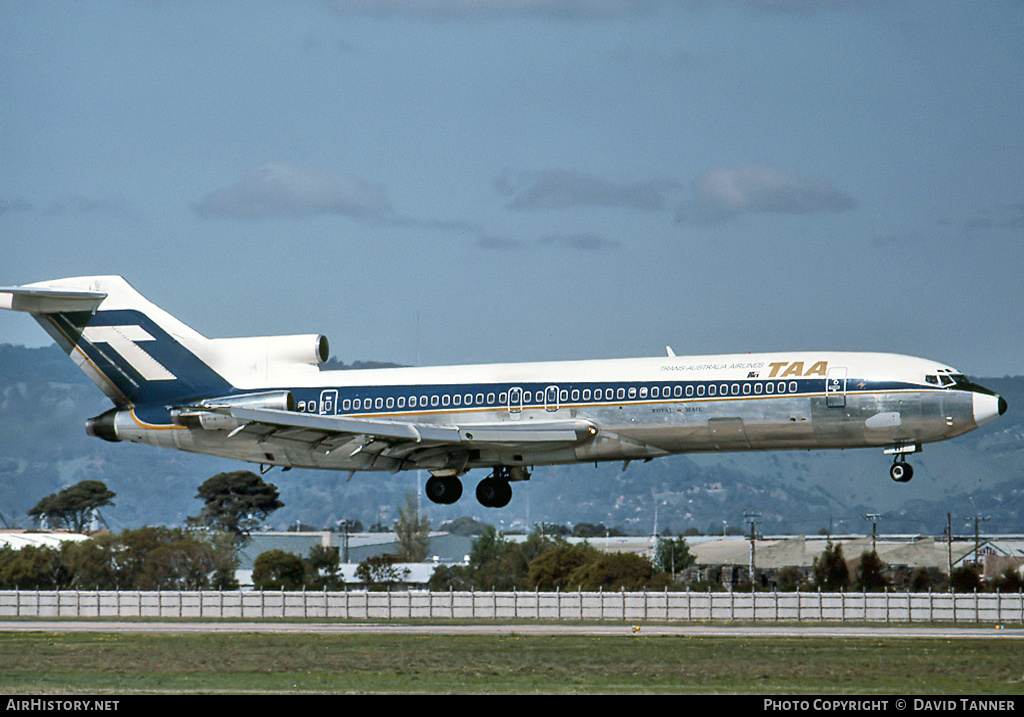 Aircraft Photo of VH-TBH | Boeing 727-276/Adv | Trans-Australia Airlines - TAA | AirHistory.net #17450