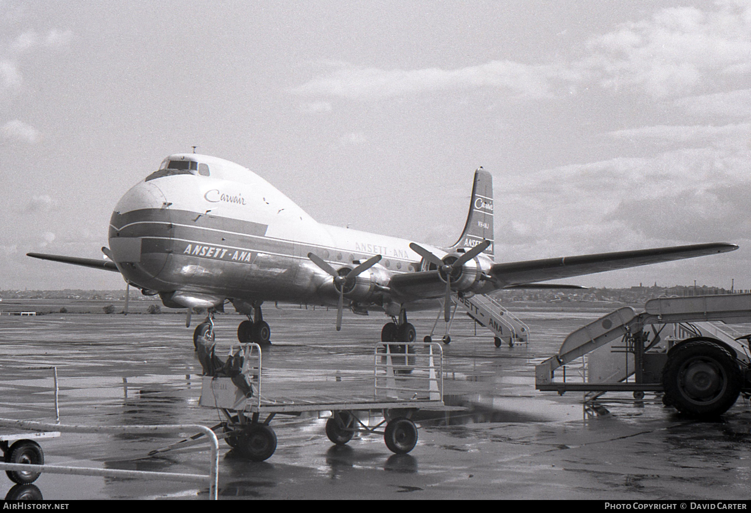 Aircraft Photo of VH-INJ | Aviation Traders ATL-98 Carvair | Ansett - ANA Air Cargo | AirHistory.net #17469