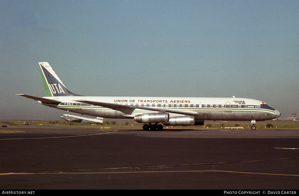 Aircraft Photo of F-BNLE | McDonnell Douglas DC-8-62 | UTA - Union de Transports Aériens | AirHistory.net #17470