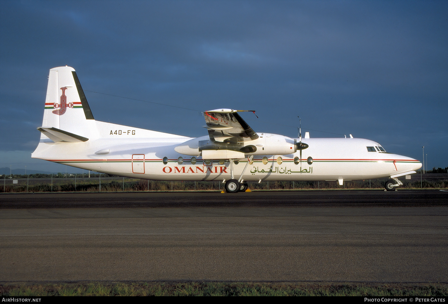 Aircraft Photo of A4O-FG | Fokker F27-500 Friendship | Oman Air | AirHistory.net #17487
