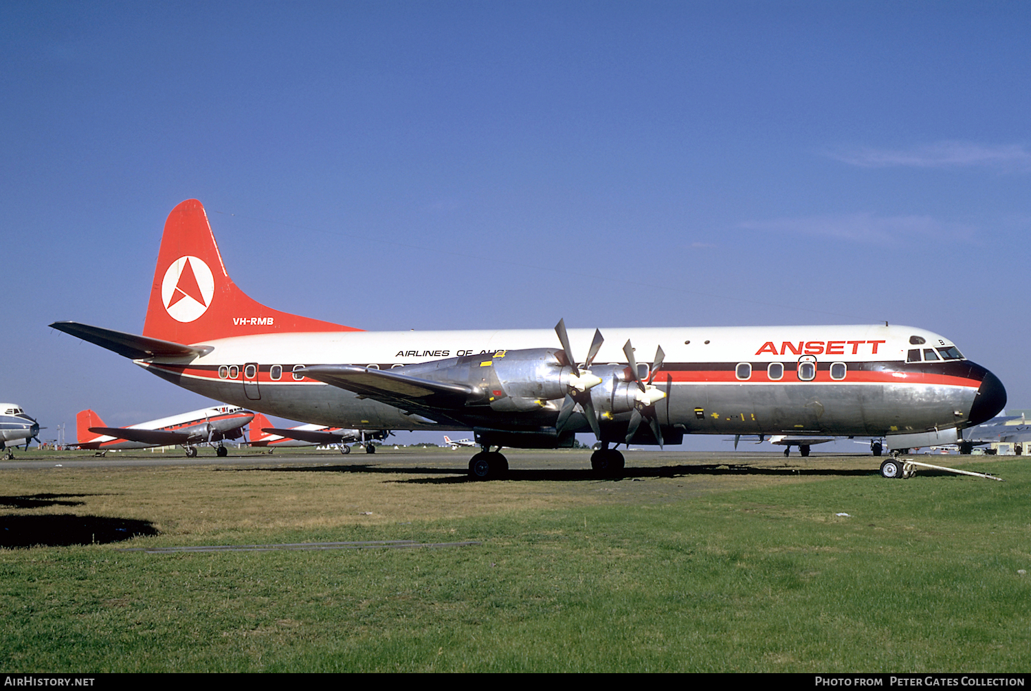 Aircraft Photo of VH-RMB | Lockheed L-188A Electra | Ansett Airlines of Australia | AirHistory.net #17489