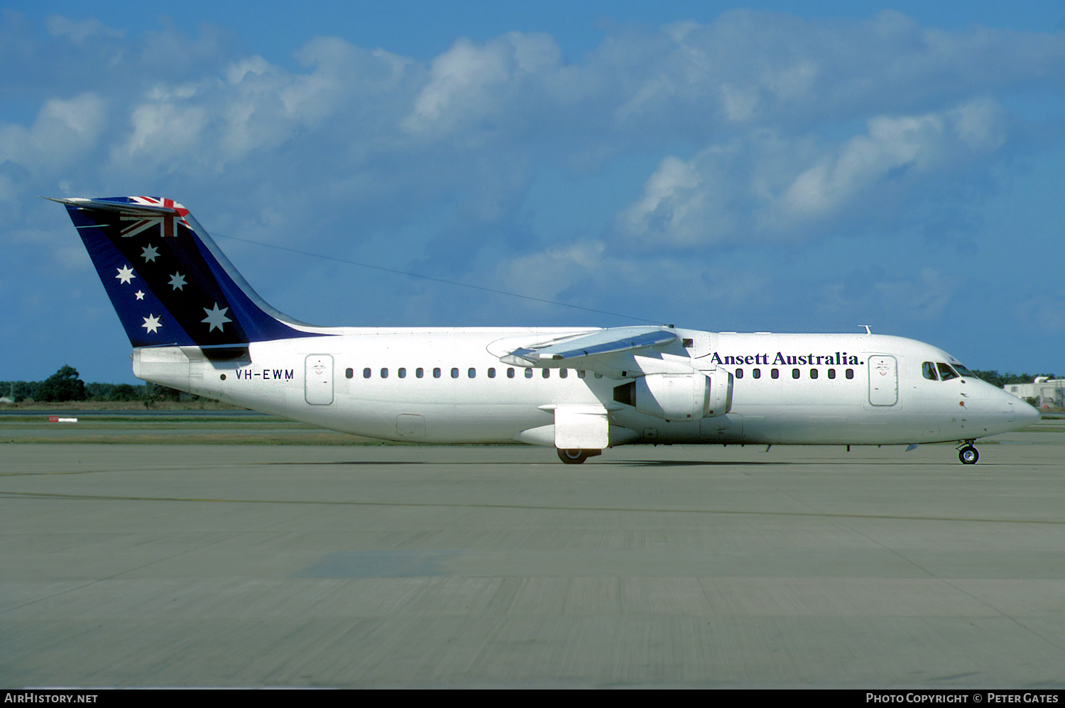 Aircraft Photo of VH-EWM | British Aerospace BAe-146-300 | Ansett Australia | AirHistory.net #17497