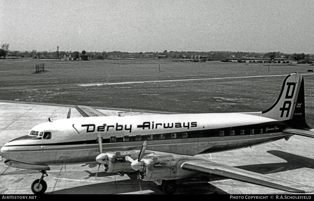 Aircraft Photo of G-ALHS | Canadair C-4 Argonaut (CL-4) | Derby Airways | AirHistory.net #17502