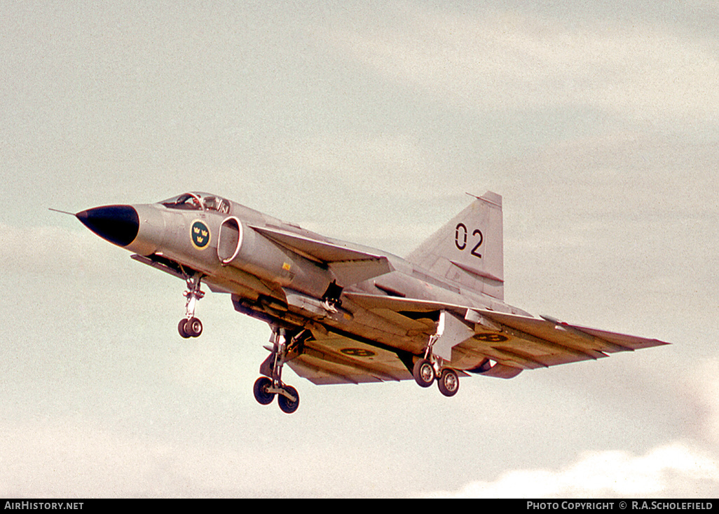 Aircraft Photo of 37002 | Saab AJ37 Viggen | Sweden - Air Force | AirHistory.net #17507