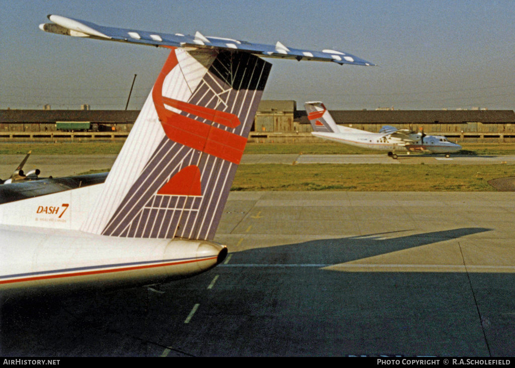 Aircraft Photo of G-BOAY | De Havilland Canada DHC-7-110 Dash 7 | London City Airways | AirHistory.net #17511