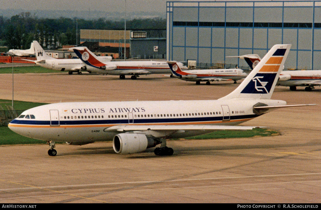 Aircraft Photo of 5B-DAS | Airbus A310-203 | Cyprus Airways | AirHistory.net #17523