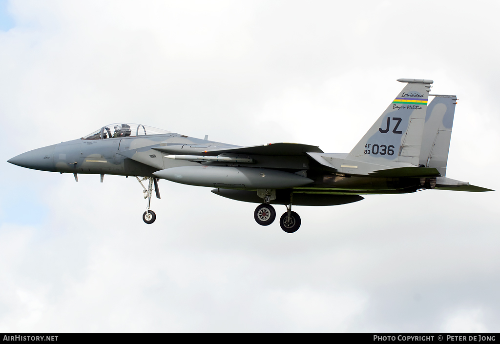 Aircraft Photo of 83-0036 / AF83-036 | McDonnell Douglas F-15C Eagle | USA - Air Force | AirHistory.net #17529