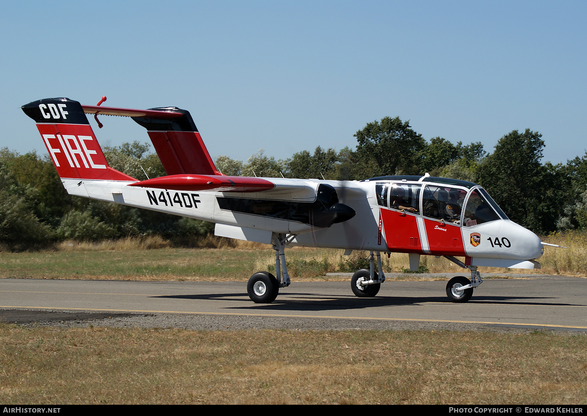 Aircraft Photo of N414DF | North American Rockwell OV-10A Bronco | California Department of Forestry - CDF | AirHistory.net #17530