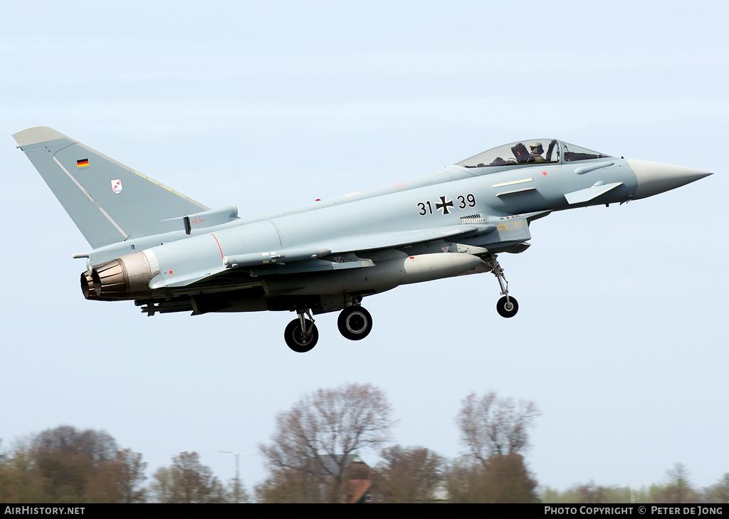 Aircraft Photo of 3139 | Eurofighter EF-2000 Typhoon S | Germany - Air Force | AirHistory.net #17537