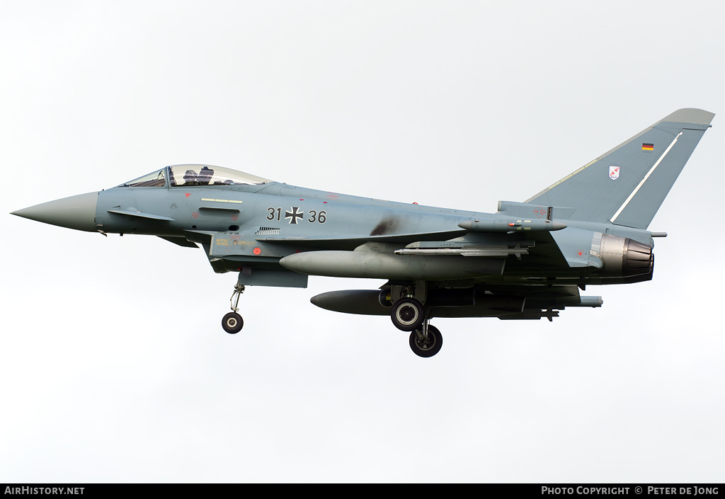 Aircraft Photo of 3136 | Eurofighter EF-2000 Typhoon S | Germany - Air Force | AirHistory.net #17540