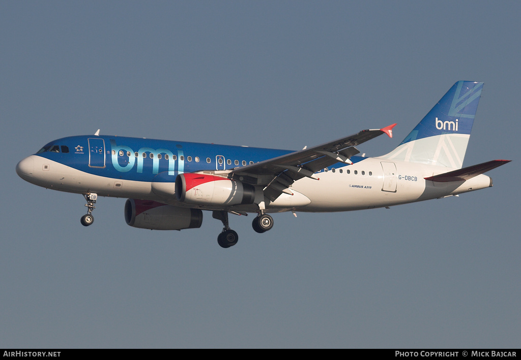 Aircraft Photo of G-DBCB | Airbus A319-131 | BMI - British Midland International | AirHistory.net #17543