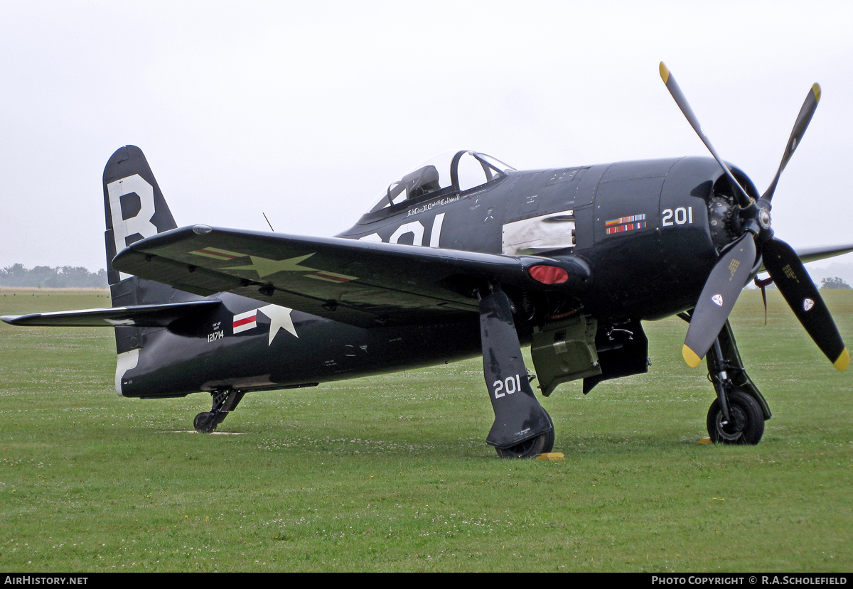 Aircraft Photo of G-RUMM / 121714 | Grumman F8F-2P Bearcat | USA - Navy | AirHistory.net #17544