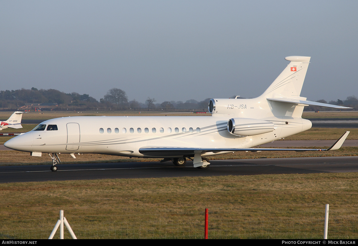 Aircraft Photo of HB-JSA | Dassault Falcon 7X | AirHistory.net #17547