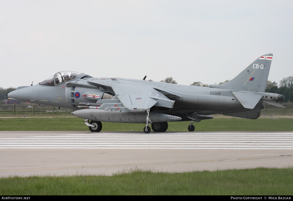 Aircraft Photo of ZG501 | British Aerospace Harrier GR9 | UK - Air Force | AirHistory.net #17548