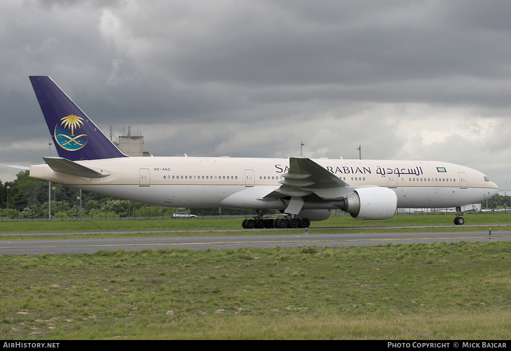 Aircraft Photo of HZ-AKC | Boeing 777-268/ER | Saudi Arabian Airlines | AirHistory.net #17552