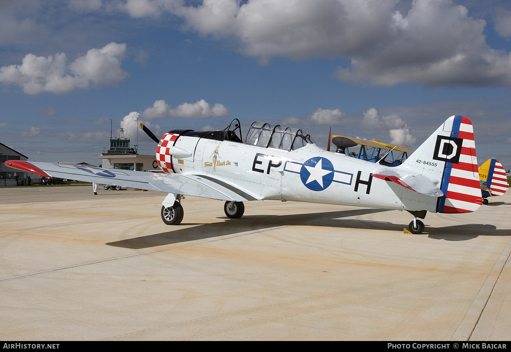 Aircraft Photo of G-ELMH / 42-84555 | North American AT-6D Harvard III | USA - Air Force | AirHistory.net #17558