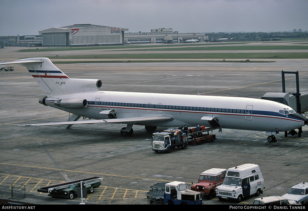 Aircraft Photo of YU-AKD / 14302 | Boeing 727-2L8/Adv | Yugoslavia Government | AirHistory.net #17576